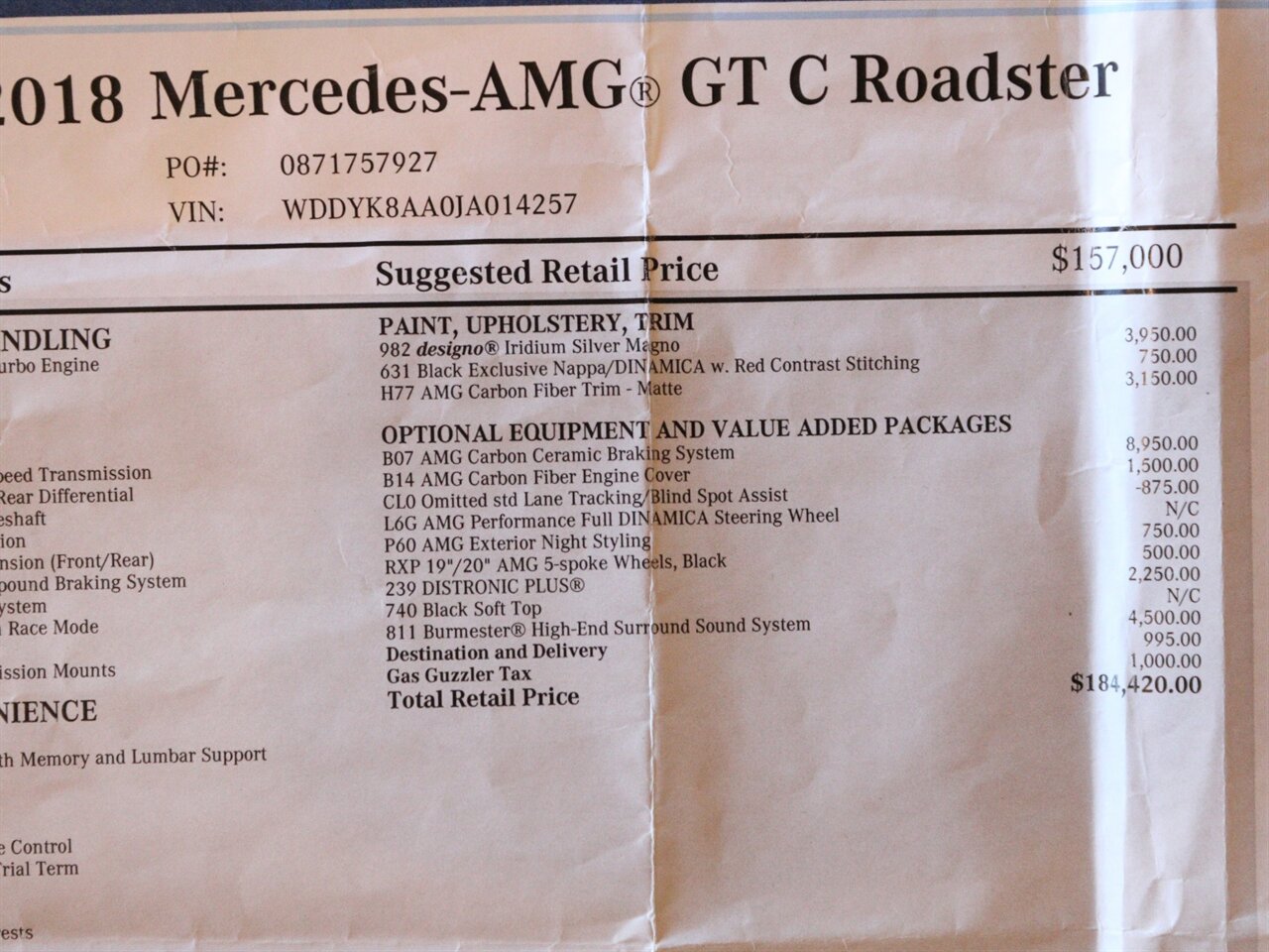 2018 Mercedes-Benz AMG GT C   - Photo 62 - Springfield, MO 65802