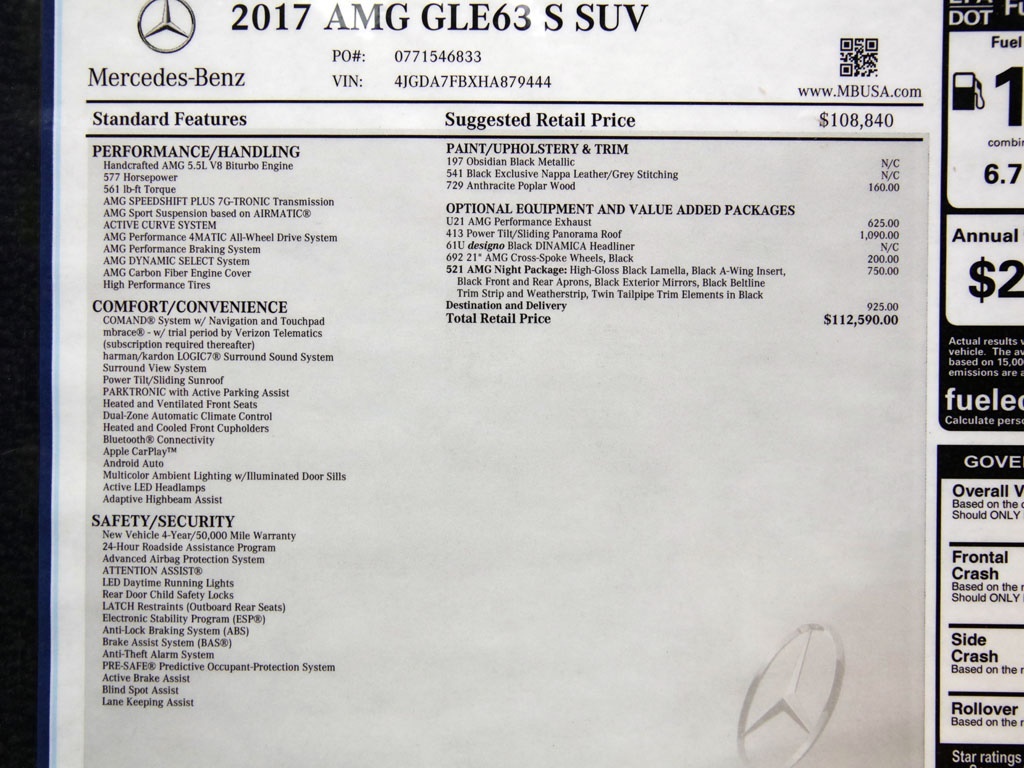 2017 Mercedes-Benz GLE AMG GLE 63 S   - Photo 58 - Springfield, MO 65802