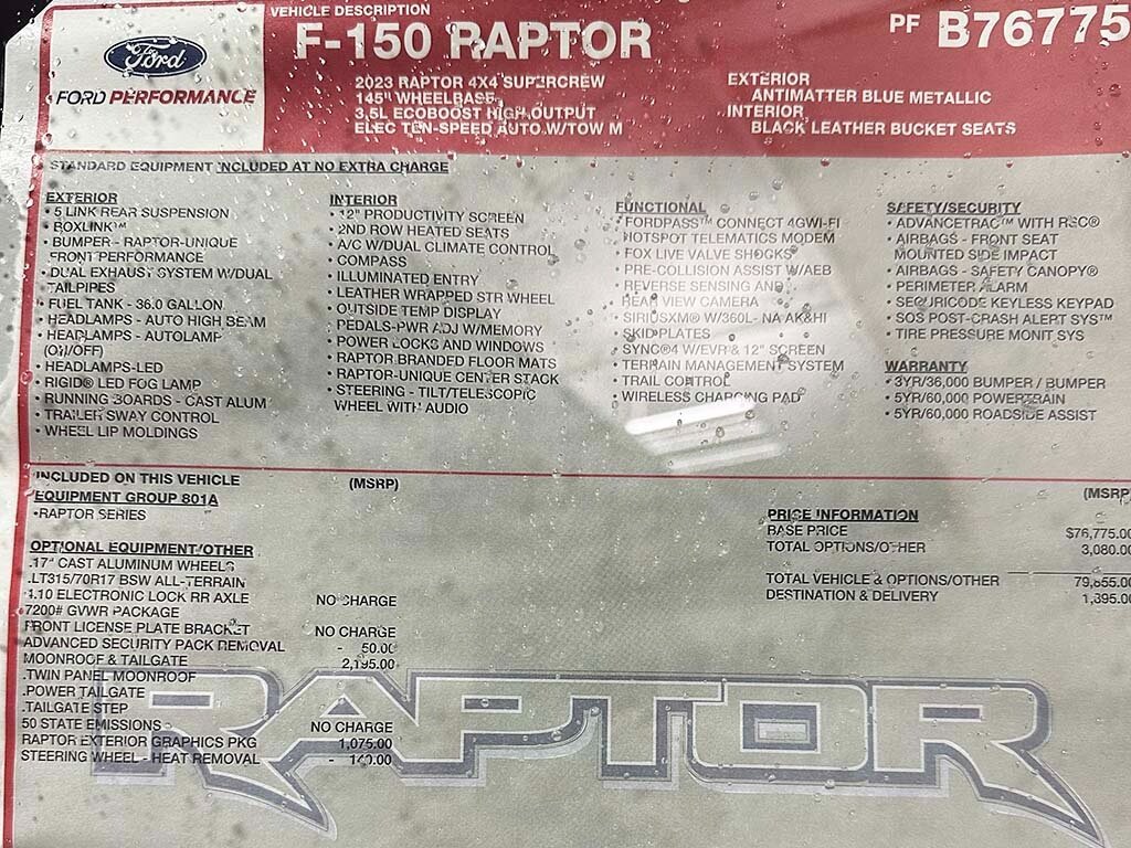 2023 Ford F-150 Raptor   - Photo 18 - Springfield, MO 65802