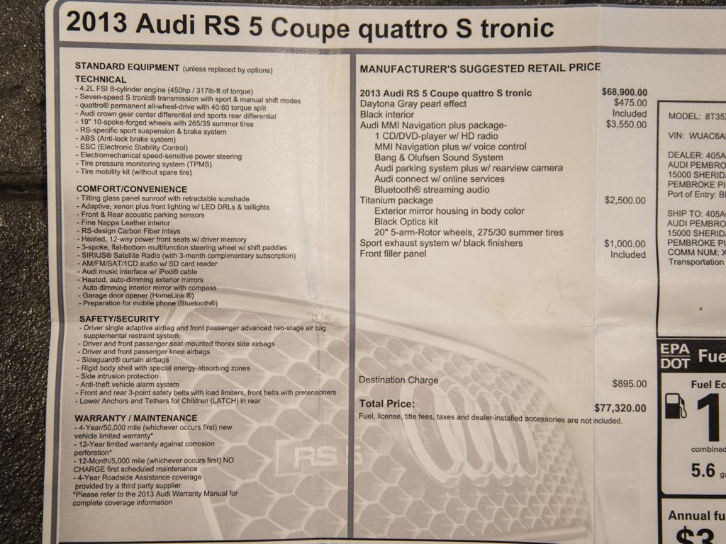 2013 Audi RS 5 quattro   - Photo 34 - Springfield, MO 65802