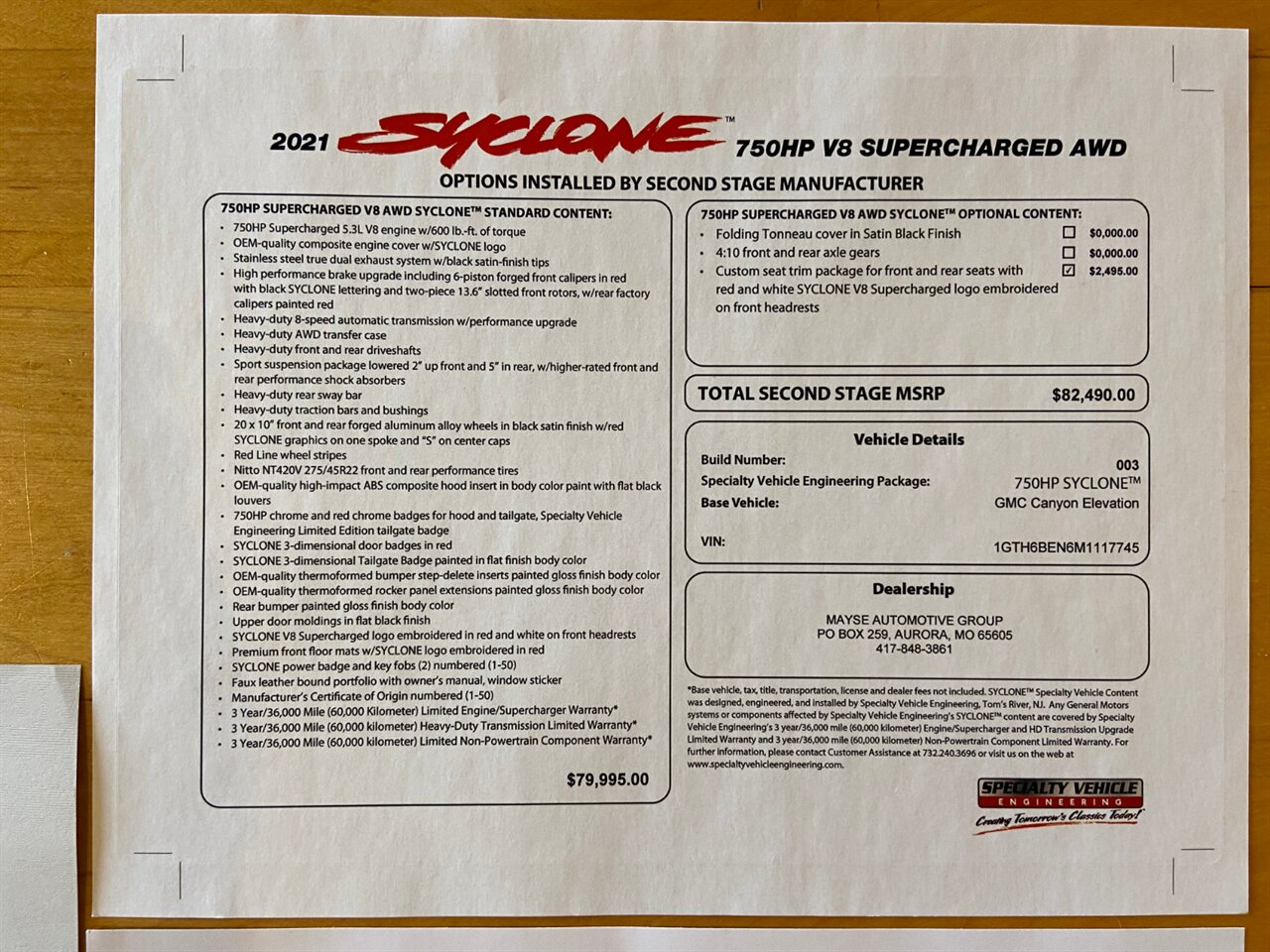 2021 GMC Canyon Elevation Standard  #3 of ONLY 50 - Photo 47 - Springfield, MO 65802