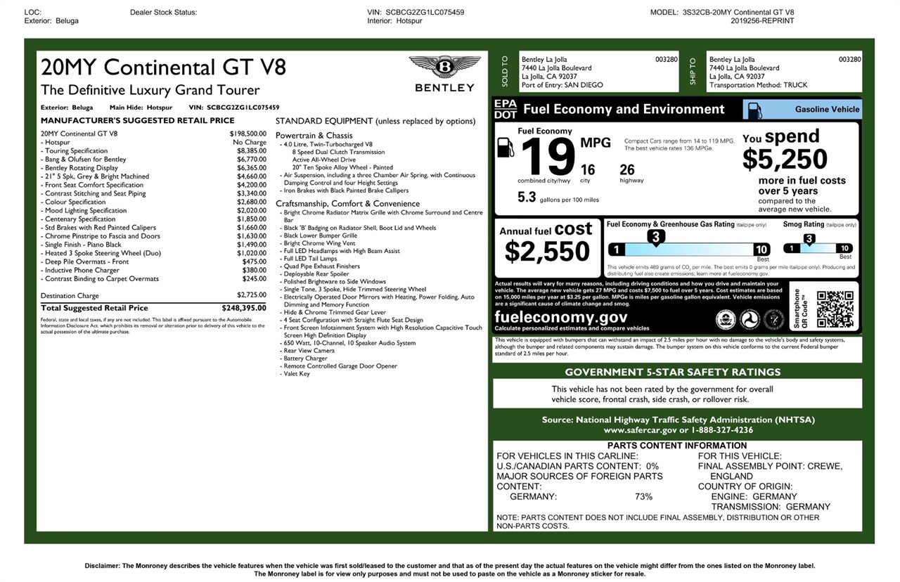2020 Bentley Continental GT V8   - Photo 67 - Springfield, MO 65802