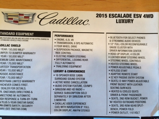 2015 Cadillac Escalade ESV Luxury   - Photo 19 - Springfield, MO 65802