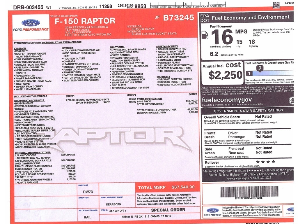 2018 Ford F-150 Raptor   - Photo 27 - Springfield, MO 65802
