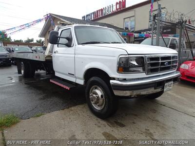 1997 Ford F-450 SD Flat Bed TOW TRUCK w/ Aluminum Flatbed  7.3L Power Stroke Diesel 5 Speed Manual NEWLY Reduced Prices On All Vehicles!! - Photo 3 - Paterson, NJ 07503