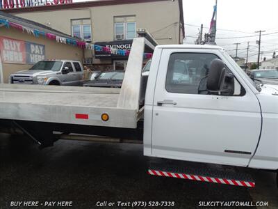1997 Ford F-450 SD Flat Bed TOW TRUCK w/ Aluminum Flatbed  7.3L Power Stroke Diesel 5 Speed Manual NEWLY Reduced Prices On All Vehicles!! - Photo 4 - Paterson, NJ 07503