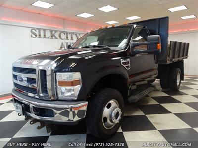 2008 Ford F-350 XLT SD DUALLY 4x4 FLATBED DUMP TRUCK  No Accident! Newly Reduced Prices On All Vehicles!! - Photo 1 - Paterson, NJ 07503