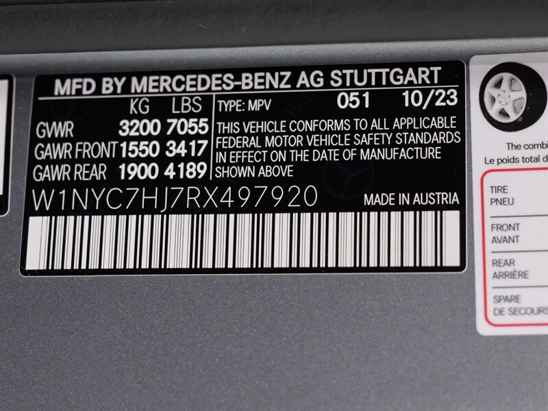 2024 Mercedes-Benz G-Class AMG G63 MANUFAKTUR Interior Pa photo