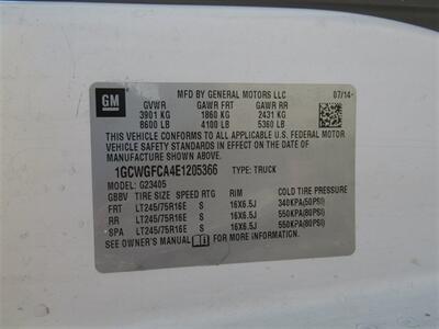 2014 Chevrolet Express 2500 Cargo Van   - Photo 14 - La Puente, CA 91744