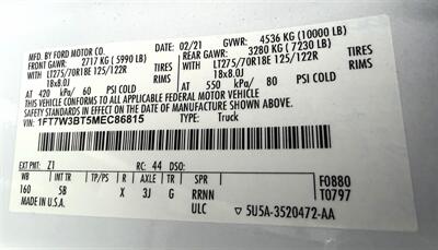 2021 Ford F-350 Crew Cab LARIAT 4X4 - Photo 43 - Finksburg, MD 21048