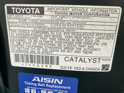 2001 Toyota Tundra Limited 4dr Access Cab Limited V8 - Photo 13 - North Easton, MA 02356