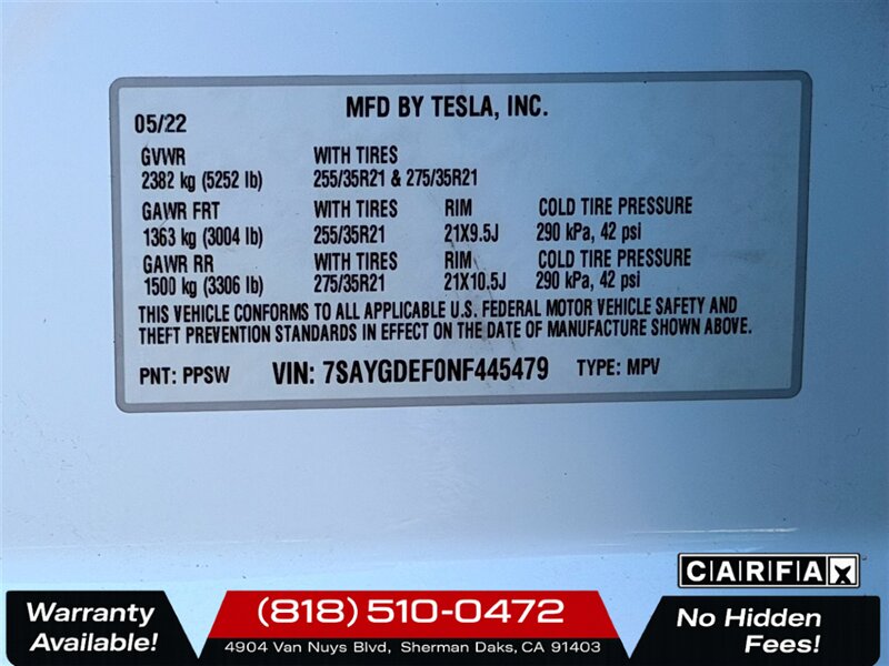 2022 Tesla Model Y Performance   - Photo 29 - Sherman Oaks, CA 91403-1701