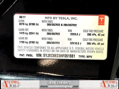 2017 Tesla Model X 100D   - Photo 34 - Sherman Oaks, CA 91403-1701