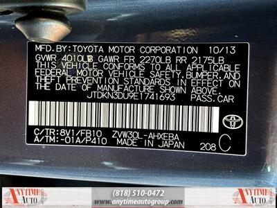 2014 Toyota Prius Three   - Photo 24 - Sherman Oaks, CA 91403-1701