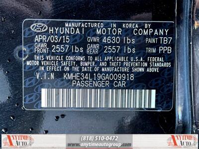 2016 Hyundai SONATA Hybrid Limited   - Photo 31 - Sherman Oaks, CA 91403-1701