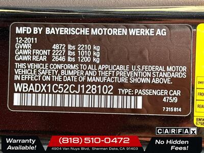 2012 BMW 335is   - Photo 33 - Sherman Oaks, CA 91403-1701