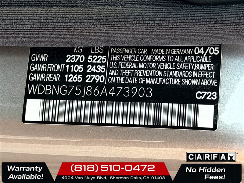 2006 Mercedes-Benz S 500 Base - Photo 31 - Sherman Oaks, CA 91403-1701