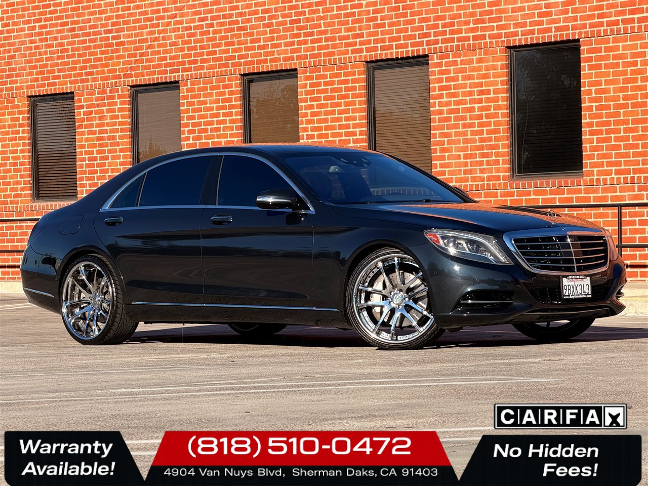 2015 Mercedes-Benz S 550 4MATIC   - Photo 1 - Sherman Oaks, CA 91403-1701