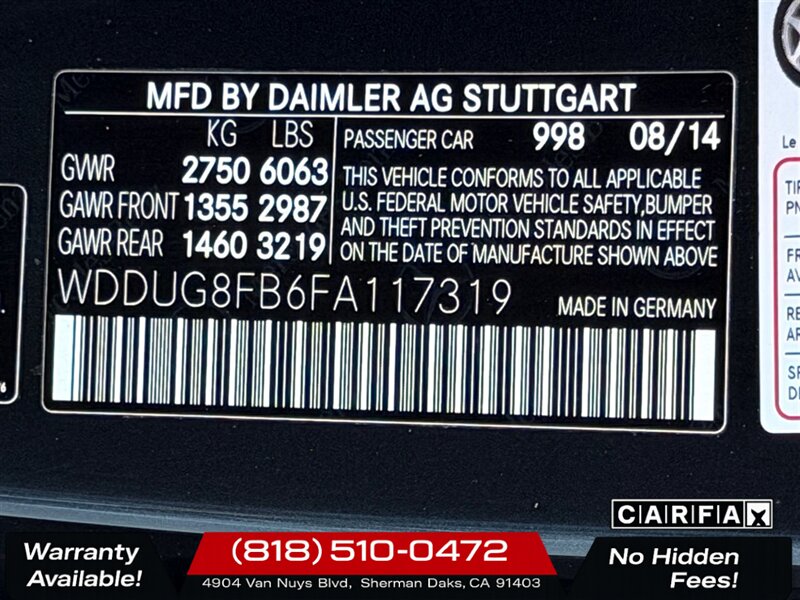 2015 Mercedes-Benz S 550 4MATIC   - Photo 36 - Sherman Oaks, CA 91403-1701