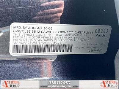 2006 Audi A6 3.2 Avant quattro   - Photo 28 - Sherman Oaks, CA 91403-1701