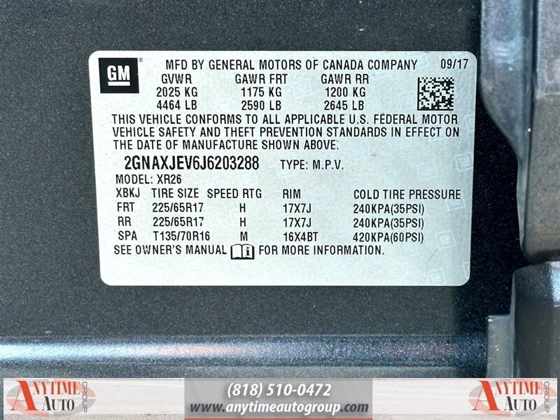 2018 Chevrolet Equinox LT - Photo 29 - Sherman Oaks, CA 91403-1701