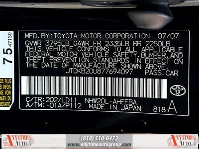 2007 Toyota Prius Touring   - Photo 23 - Sherman Oaks, CA 91403-1701