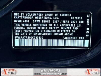2018 Volkswagen Passat 2.0T R-Line   - Photo 27 - Sherman Oaks, CA 91403-1701