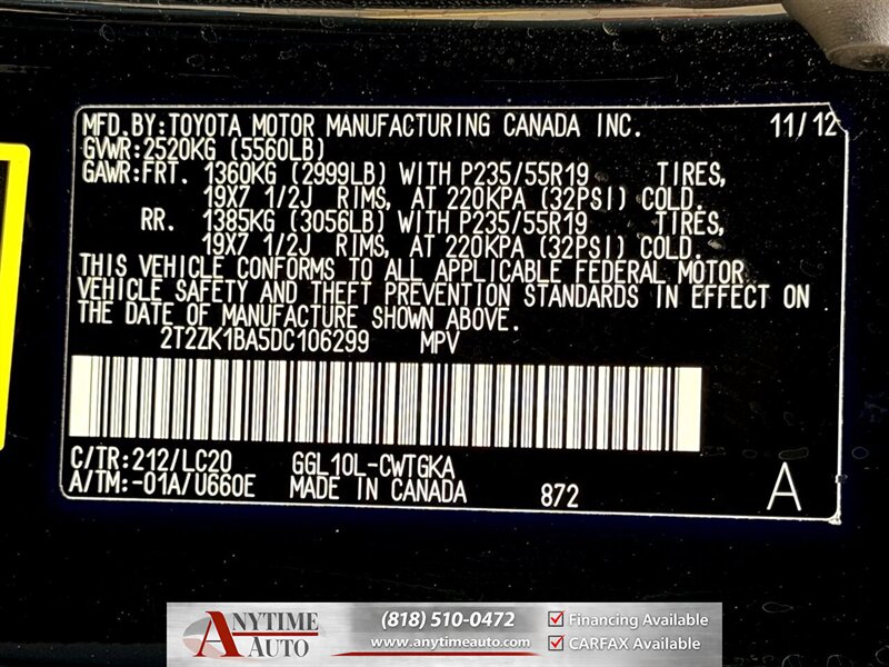 2013 Lexus RX 350 - Photo 34 - Sherman Oaks, CA 91403-1701