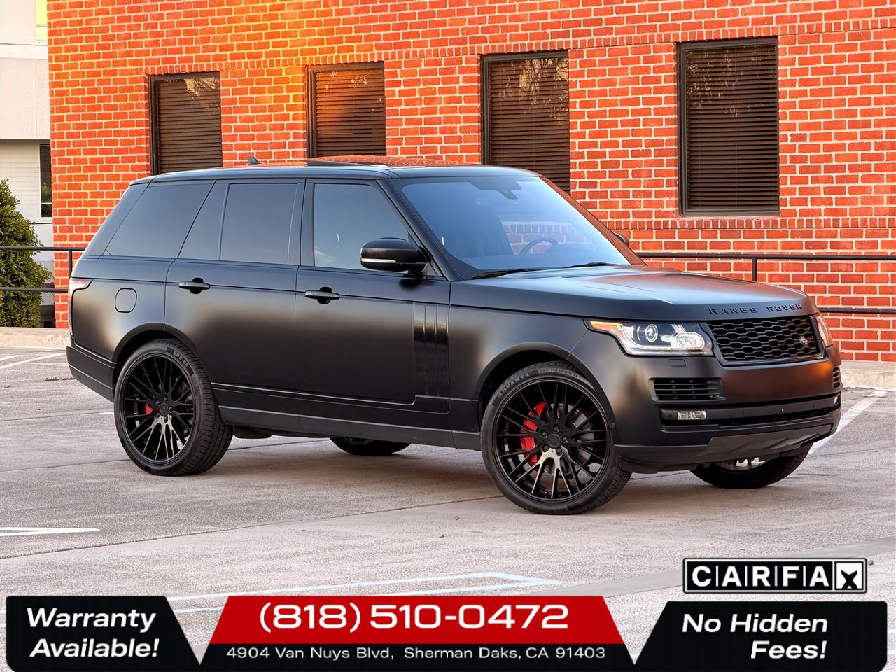 2016 Land Rover Range Rover HSE   - Photo 1 - Sherman Oaks, CA 91403-1701