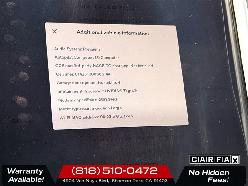 2016 Tesla Model S 75   - Photo 21 - Sherman Oaks, CA 91403-1701