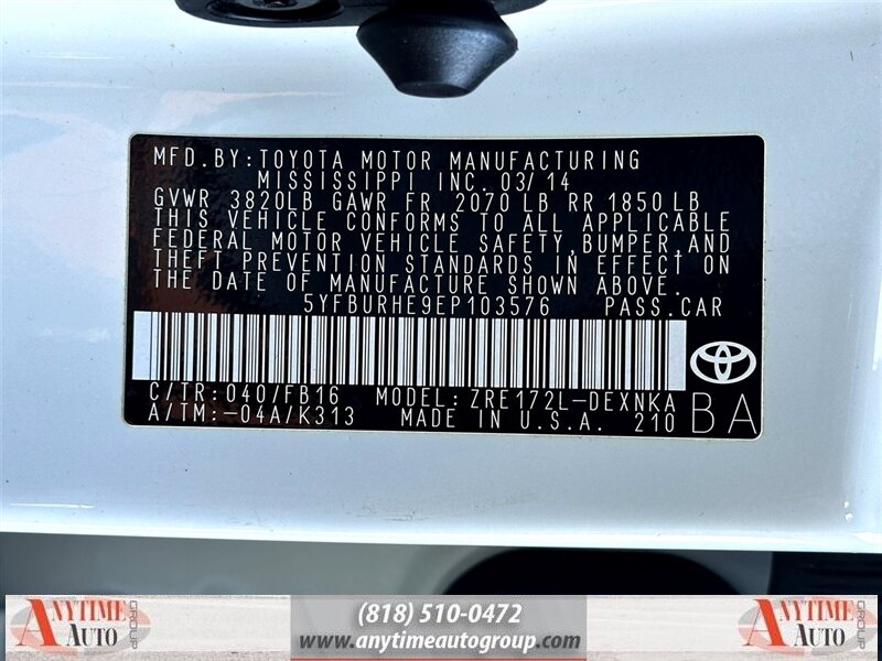 2014 Toyota Corolla LE Plus - Photo 26 - Sherman Oaks, CA 91403-1701