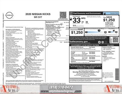 2020 Nissan Kicks SR   - Photo 30 - Sherman Oaks, CA 91403-1701