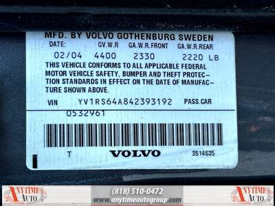 2004 Volvo S60 2.4   - Photo 25 - Sherman Oaks, CA 91403-1701