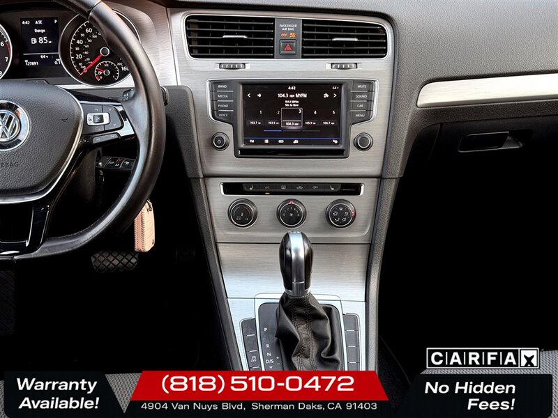 2017 Volkswagen Golf SportWagen S 4Motion   - Photo 12 - Sherman Oaks, CA 91403-1701