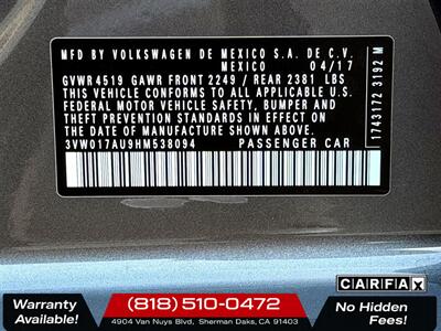 2017 Volkswagen Golf SportWagen S 4Motion   - Photo 25 - Sherman Oaks, CA 91403-1701