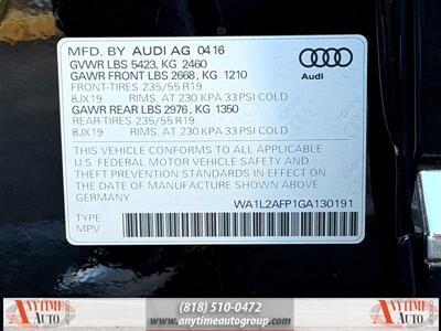 2016 Audi Q5 2.0T Premium Plus quattro   - Photo 32 - Sherman Oaks, CA 91403-1701