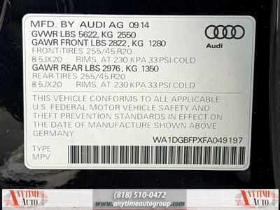 2015 Audi Q5 3.0T Premium Plus quattro   - Photo 32 - Sherman Oaks, CA 91403-1701
