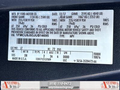 2018 Ford Escape Titanium   - Photo 36 - Sherman Oaks, CA 91403-1701