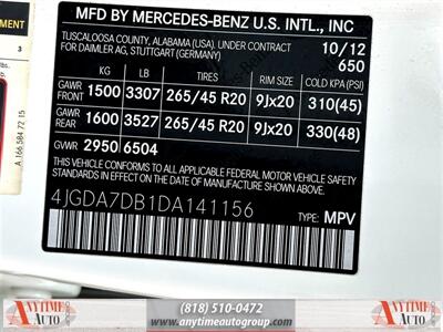 2013 Mercedes-Benz ML 550 4MATIC®   - Photo 42 - Sherman Oaks, CA 91403-1701