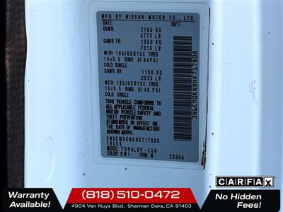 2017 Nissan NV200 S   - Photo 23 - Sherman Oaks, CA 91403-1701
