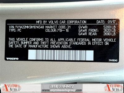 2017 Volvo S90 T6 Momentum   - Photo 36 - Sherman Oaks, CA 91403-1701