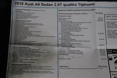 2018 Audi A6 2.0T quattro Premium Plus   - Photo 51 - Jacksonville, FL 32211