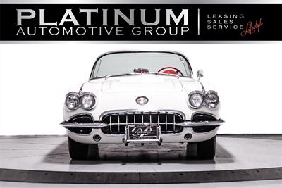 1958 Chevrolet Corvette TWO DOOR CONERTIBLE, FRONT ENGINE, MANUAL, RWD  