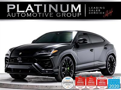 2022 Lamborghini Urus 641HP, NAV, B&O SOUND SYSTEM, HUD, STYLE PKG  