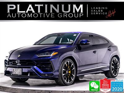 2019 Lamborghini Urus 641HP, V8, TWIN-TURBO, AWD, 360 CAM, NAV, B&am  