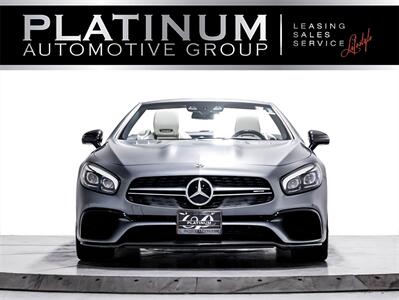 2018 Mercedes-Benz AMG SL63,577HP, V8, PREMIUM PKG, CARBON FIBRE TRIM  