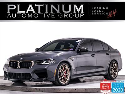 2022 BMW M5 CS, 627HP, V8, BRANDS HATCH GRAY, CARBON TRIM  