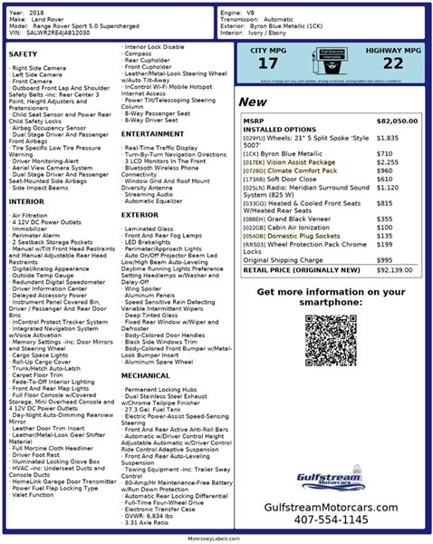 2018 Land Rover Range Rover Sport Supercharged   - Photo 5 - West Palm Beach, FL 33409