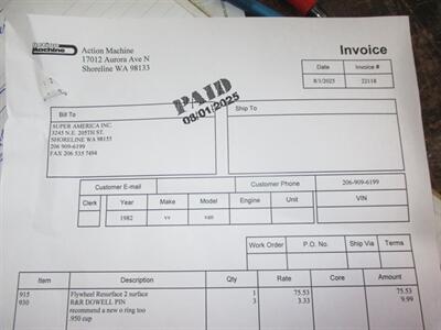 1982 Volkswagen Bus/Vanagon Camper   - Photo 42 - Seattle, WA 98103