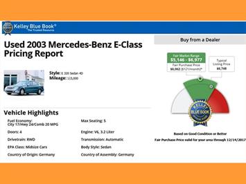 2003 Mercedes-Benz E 320   - Photo 17 - San Diego, CA 92126